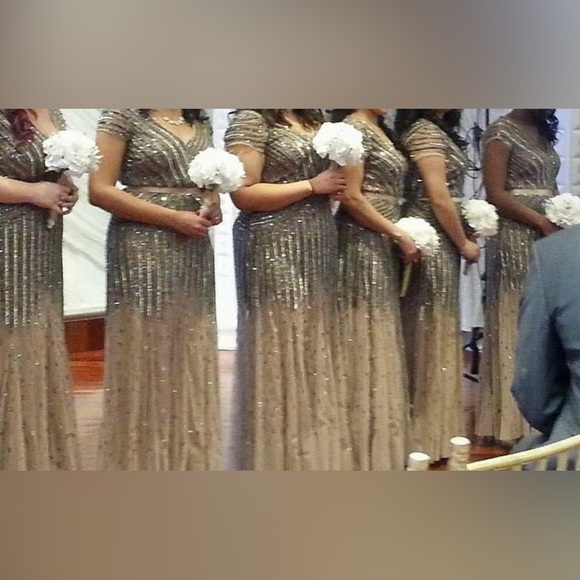 Sequin Bridesmaid Gown - Picture 2 of 5